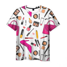 Мужская футболка 3D с принтом Барби 9 в Санкт-Петербурге, 100% полиэфир | прямой крой, круглый вырез горловины, длина до линии бедер | Тематика изображения на принте: barbie | барби | девочка | девушка | кукла