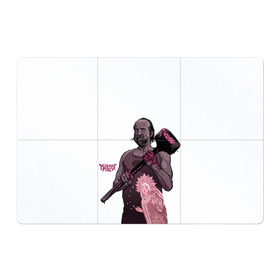 Магнитный плакат 3Х2 с принтом ЧерноБог в Санкт-Петербурге, Полимерный материал с магнитным слоем | 6 деталей размером 9*9 см | американские боги | бог зла | молот | чернобог