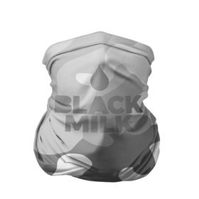 Бандана-труба 3D с принтом Black Milk Серый Камуфляж в Санкт-Петербурге, 100% полиэстер, ткань с особыми свойствами — Activecool | плотность 150‒180 г/м2; хорошо тянется, но сохраняет форму | Тематика изображения на принте: black milk | camo | camouflage | gray | pattern | камо | кмуфляж | серый | узор | черное молоко