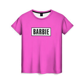 Женская футболка 3D с принтом Barbie в Санкт-Петербурге, 100% полиэфир ( синтетическое хлопкоподобное полотно) | прямой крой, круглый вырез горловины, длина до линии бедер | badgirl | barbie | beach party | beaches | bride | crew | girl | girlfriends | henparty | pink | power | princess | real girls | superbride | team | девичник | для влюбленных | для подруг | замуж | море | невеста | отдых | пляж | пляжная вечеринка | подру