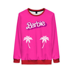 Женский свитшот 3D с принтом Barbie пальмы в Санкт-Петербурге, 100% полиэстер с мягким внутренним слоем | круглый вырез горловины, мягкая резинка на манжетах и поясе, свободная посадка по фигуре | badgirl | barbie | beach party | beaches | bride | crew | girl | girlfriends | henparty | pink | power | princess | real girls | superbride | team | девичник | для влюбленных | для подруг | замуж | море | невеста | отдых | пляж | пляжная вечеринка | подру
