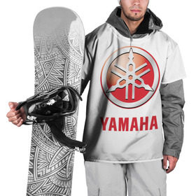Накидка на куртку 3D с принтом Yamaha в Санкт-Петербурге, 100% полиэстер |  | Тематика изображения на принте: brand | car | japanese | logo | motorcycle | sign | yamaha | автомобиль | знак | логотип | марка | мотоцикл | ямаха | японская