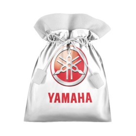 Подарочный 3D мешок с принтом Yamaha в Санкт-Петербурге, 100% полиэстер | Размер: 29*39 см | brand | car | japanese | logo | motorcycle | sign | yamaha | автомобиль | знак | логотип | марка | мотоцикл | ямаха | японская