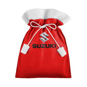 Подарочный 3D мешок с принтом Suzuki в Санкт-Петербурге, 100% полиэстер | Размер: 29*39 см | марка | машина | сузуки | япония