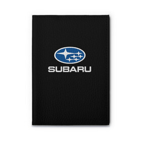 Обложка для автодокументов с принтом Subaru в Санкт-Петербурге, натуральная кожа |  размер 19,9*13 см; внутри 4 больших “конверта” для документов и один маленький отдел — туда идеально встанут права | subaru | автомобиль | марка | машина | субару