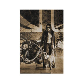 Обложка для паспорта матовая кожа с принтом Bulldog Yamaha в Санкт-Петербурге, натуральная матовая кожа | размер 19,3 х 13,7 см; прозрачные пластиковые крепления | brand | bulldog yamaha bt1100 bulldog | car | chain | dog | english | flag | girl | japanese | logo | motorcycle | sign | yamaha | автомобиль | английский | девушка | знак | логотип | марка | мотоцикл | собака | флаг | цепи | ямаха | японская