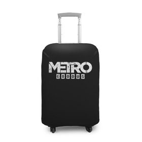 Чехол для чемодана 3D с принтом METRO: Exodus в Санкт-Петербурге, 86% полиэфир, 14% спандекс | двустороннее нанесение принта, прорези для ручек и колес | horror | metro | metro 2033 | redux | игра | метро | хоррор