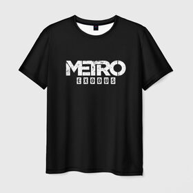 Мужская футболка 3D с принтом METRO: Exodus в Санкт-Петербурге, 100% полиэфир | прямой крой, круглый вырез горловины, длина до линии бедер | horror | metro | metro 2033 | redux | игра | метро | хоррор