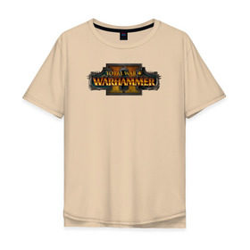 Мужская футболка хлопок Oversize с принтом Total War: Warhammer II в Санкт-Петербурге, 100% хлопок | свободный крой, круглый ворот, “спинка” длиннее передней части | total | war | warhammer ii