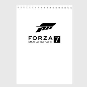 Скетчбук с принтом FORZA 7 в Санкт-Петербурге, 100% бумага
 | 48 листов, плотность листов — 100 г/м2, плотность картонной обложки — 250 г/м2. Листы скреплены сверху удобной пружинной спиралью | Тематика изображения на принте: car | crew | dirt | flatout | grid | need | nfs | race | speed | гонки | машина | скорость