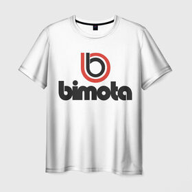 Мужская футболка 3D с принтом Bimota в Санкт-Петербурге, 100% полиэфир | прямой крой, круглый вырез горловины, длина до линии бедер | авто | бимота | марка | мотоцикл