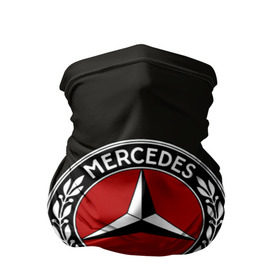 Бандана-труба 3D с принтом Mercedes-Benz в Санкт-Петербурге, 100% полиэстер, ткань с особыми свойствами — Activecool | плотность 150‒180 г/м2; хорошо тянется, но сохраняет форму | car | germany | logo | make | mercedes benz | автомобиль | германия | логотип | марка | мерседес бенц