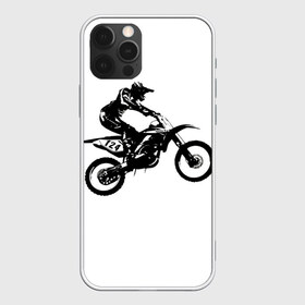 Чехол для iPhone 12 Pro Max с принтом Мотокросс в Санкт-Петербурге, Силикон |  | motocross | motorcycle | motorcyclist | silhouette | speed | stencil | мотокросс | мотоцикл | мотоциклист | силуэт | скорость | трафарет