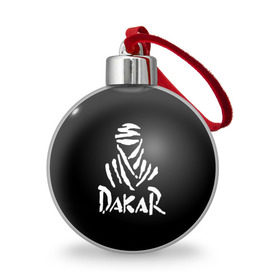 Ёлочный шар с принтом Dakar в Санкт-Петербурге, Пластик | Диаметр: 77 мм | dakar | desert | logo | race | rally | sign | гонки | дакар | знак | логотип | пустыня | ралли