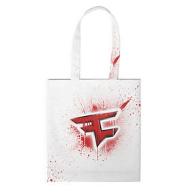 Сумка 3D повседневная с принтом cs:go - FaZe clan (White collection) в Санкт-Петербурге, 100% полиэстер | Плотность: 200 г/м2; Размер: 34×35 см; Высота лямок: 30 см | cs go | faze | white | кс го | фейз