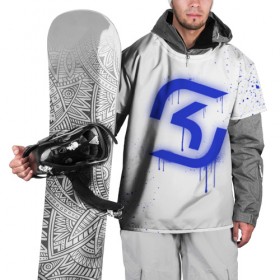 Накидка на куртку 3D с принтом cs:go - SK Gaming (White collection) в Санкт-Петербурге, 100% полиэстер |  | 0x000000123 | cs go | sk | white | кс го