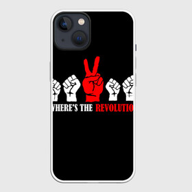 Чехол для iPhone 13 с принтом DM: Wheres the revolution в Санкт-Петербурге,  |  | depeche mode