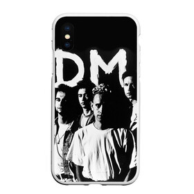 Чехол для iPhone XS Max матовый с принтом Depeche mode в Санкт-Петербурге, Силикон | Область печати: задняя сторона чехла, без боковых панелей | Тематика изображения на принте: альтернативный рок | вестник моды | винс кларк | депеш мод | депешмод | дэйв гаан | индастриал рок | мартин гор | синти поп | электроник рок | энди флетчер