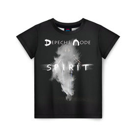 Детская футболка 3D с принтом DM: Spirit в Санкт-Петербурге, 100% гипоаллергенный полиэфир | прямой крой, круглый вырез горловины, длина до линии бедер, чуть спущенное плечо, ткань немного тянется | Тематика изображения на принте: depeche mode