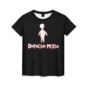 Женская футболка 3D с принтом DM: Playing the angel в Санкт-Петербурге, 100% полиэфир ( синтетическое хлопкоподобное полотно) | прямой крой, круглый вырез горловины, длина до линии бедер | depeche mode
