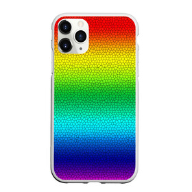 Чехол для iPhone 11 Pro Max матовый с принтом Радуга (Витражный Градиент) в Санкт-Петербурге, Силикон |  | gradient | rainbow | витраж | градиент | радуга