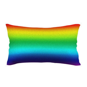 Подушка 3D антистресс с принтом Радуга (Витражный Градиент) в Санкт-Петербурге, наволочка — 100% полиэстер, наполнитель — вспененный полистирол | состоит из подушки и наволочки на молнии | gradient | rainbow | витраж | градиент | радуга