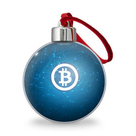 Ёлочный шар с принтом Bitcoin Blue - Биткоин в Санкт-Петербурге, Пластик | Диаметр: 77 мм | bitcoin | ethereum | litecoin | биткоин | интернет | крипта | криптовалюта | лайткоин | майнинг | технологии | эфир