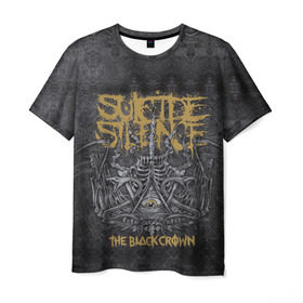 Мужская футболка 3D с принтом Suicide Silence 7 в Санкт-Петербурге, 100% полиэфир | прямой крой, круглый вырез горловины, длина до линии бедер | suicide silence | суисайд сайленс