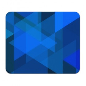 Коврик прямоугольный с принтом blue texsture в Санкт-Петербурге, натуральный каучук | размер 230 х 185 мм; запечатка лицевой стороны | Тематика изображения на принте: abstraction | абстракция | геометрия | грани | линии | полигоны | сочетания | треугольники