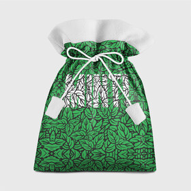 Подарочный 3D мешок с принтом Mint - Мята в Санкт-Петербурге, 100% полиэстер | Размер: 29*39 см | 420 | buds | mint | зеленый | зелень | листья | мята | мятный | природа | раста | растаман | текстура | узор | шишки