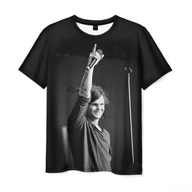 Мужская футболка 3D с принтом The Rasmus 4 в Санкт-Петербурге, 100% полиэфир | прямой крой, круглый вырез горловины, длина до линии бедер | Тематика изображения на принте: rasmus | the rasmus | расмус