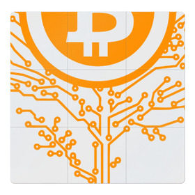 Магнитный плакат 3Х3 с принтом Bitcoin Tree - Дерево Биткоин в Санкт-Петербурге, Полимерный материал с магнитным слоем | 9 деталей размером 9*9 см | Тематика изображения на принте: bitcoin | blockchain | tree | биткоин | блокчейн | валюта | деньги | дерево | крипто | криптовалюта | майнинг | технологии