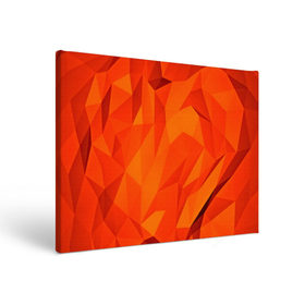 Холст прямоугольный с принтом Orange geometry в Санкт-Петербурге, 100% ПВХ |  | abstraction | абстракция | геометрия | грани | линии | полигоны | сочетания | текстура | треугольники