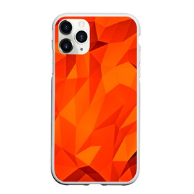 Чехол для iPhone 11 Pro матовый с принтом Orange geometry в Санкт-Петербурге, Силикон |  | Тематика изображения на принте: abstraction | абстракция | геометрия | грани | линии | полигоны | сочетания | текстура | треугольники