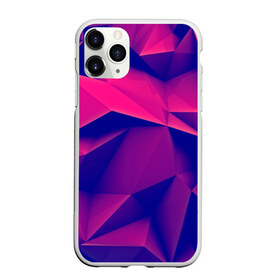 Чехол для iPhone 11 Pro Max матовый с принтом Violet polygon в Санкт-Петербурге, Силикон |  | Тематика изображения на принте: 3d | abstraction | абстракция | геометрия | грани | линии | полигоны | розовый | сочетания | текстура | треугольники | фиолетовый