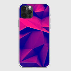 Чехол для iPhone 12 Pro Max с принтом Violet polygon в Санкт-Петербурге, Силикон |  | Тематика изображения на принте: 3d | abstraction | абстракция | геометрия | грани | линии | полигоны | розовый | сочетания | текстура | треугольники | фиолетовый