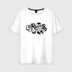 Женская футболка хлопок Oversize с принтом The Rasmus в Санкт-Петербурге, 100% хлопок | свободный крой, круглый ворот, спущенный рукав, длина до линии бедер
 | rasmus | the rasmus | расмус