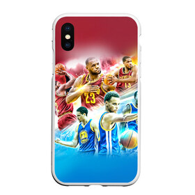 Чехол для iPhone XS Max матовый с принтом Golden State Warriors 7 в Санкт-Петербурге, Силикон | Область печати: задняя сторона чехла, без боковых панелей | Тематика изображения на принте: draymond green | golden state warriors | klay thompson | nba | stephen curry | голден стэйт уорриорз | дрэймонд грин | клей томпсон | стефен карри