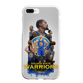 Чехол для iPhone 7Plus/8 Plus матовый с принтом Golden State Warriors 9 в Санкт-Петербурге, Силикон | Область печати: задняя сторона чехла, без боковых панелей | draymond green | golden state warriors | klay thompson | nba | stephen curry | голден стэйт уорриорз | дрэймонд грин | клей томпсон | стефен карри