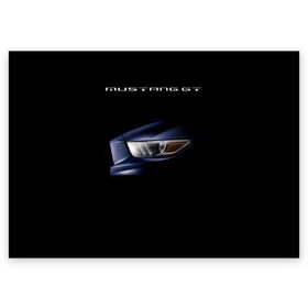 Поздравительная открытка с принтом Ford Mustang GT 2 в Санкт-Петербурге, 100% бумага | плотность бумаги 280 г/м2, матовая, на обратной стороне линовка и место для марки
 | Тематика изображения на принте: cobra | ford | gt | mustang | shelby