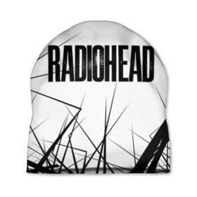 Шапка 3D с принтом Radiohead 5 в Санкт-Петербурге, 100% полиэстер | универсальный размер, печать по всей поверхности изделия | radiohead | радиохэд | том йорк