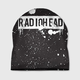 Шапка 3D с принтом Radiohead 6 в Санкт-Петербурге, 100% полиэстер | универсальный размер, печать по всей поверхности изделия | radiohead | радиохэд | том йорк