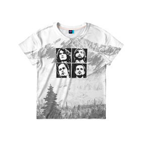 Детская футболка 3D с принтом The Killers 7 в Санкт-Петербурге, 100% гипоаллергенный полиэфир | прямой крой, круглый вырез горловины, длина до линии бедер, чуть спущенное плечо, ткань немного тянется | Тематика изображения на принте: the killers