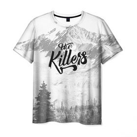 Мужская футболка 3D с принтом The Killers 5 в Санкт-Петербурге, 100% полиэфир | прямой крой, круглый вырез горловины, длина до линии бедер | the killers