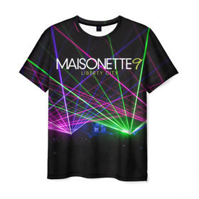 Мужская футболка 3D с принтом GTA - Night Club Maisonette 9 в Санкт-Петербурге, 100% полиэфир | прямой крой, круглый вырез горловины, длина до линии бедер | gta | rockstar games | гта 4 | клуб