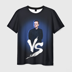 Мужская футболка 3D с принтом Versus battle 6 в Санкт-Петербурге, 100% полиэфир | прямой крой, круглый вырез горловины, длина до линии бедер | 