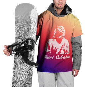 Накидка на куртку 3D с принтом Kurt Cobain в Санкт-Петербурге, 100% полиэстер |  | nirvana |  курт кобейн | нирвана | рок