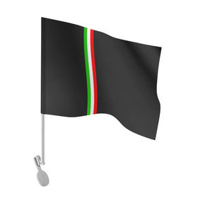 Флаг для автомобиля с принтом Black Milk Italiano в Санкт-Петербурге, 100% полиэстер | Размер: 30*21 см | flag | italian | италия | итальянский | страна | страны | триколор | флаг