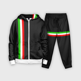 Детский костюм 3D с принтом Black Milk Italiano в Санкт-Петербурге,  |  | flag | italian | италия | итальянский | страна | страны | триколор | флаг