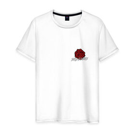 Мужская футболка хлопок с принтом Dead Flowers в Санкт-Петербурге, 100% хлопок | прямой крой, круглый вырез горловины, длина до линии бедер, слегка спущенное плечо. | 